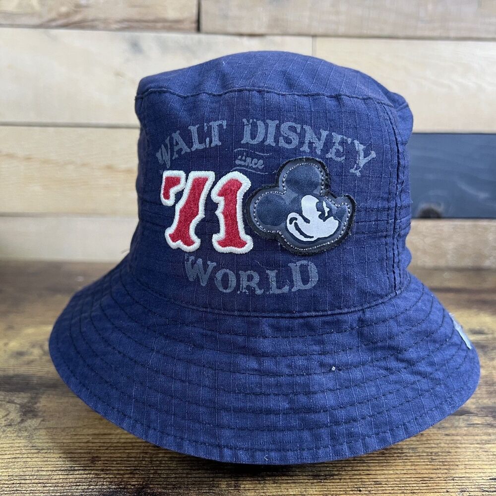 Walt Disney World 71 Blue Bucket Hat Youth 55cm